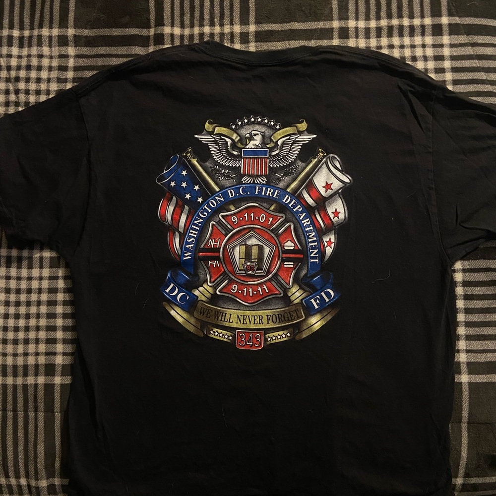 Black 9/11 Tribute T-Shirt